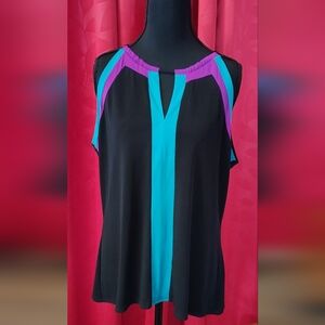 Chic Colorblock Women's Tank Top